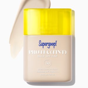 Supergoop! PROTEC(TINT) Daily SPF Tint SPF 50 (1.18 oz) - Light, Buildable Coverage Skin Tint with Broad Spectrum Protection & Hyaluronic Acid