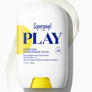 Supergoop! PLAY Everyday Sunscreen Stick SPF 50 1.4oz - Water & Sweat Resistant, Portable Broad Spectrum Sunscreen for Face & Body